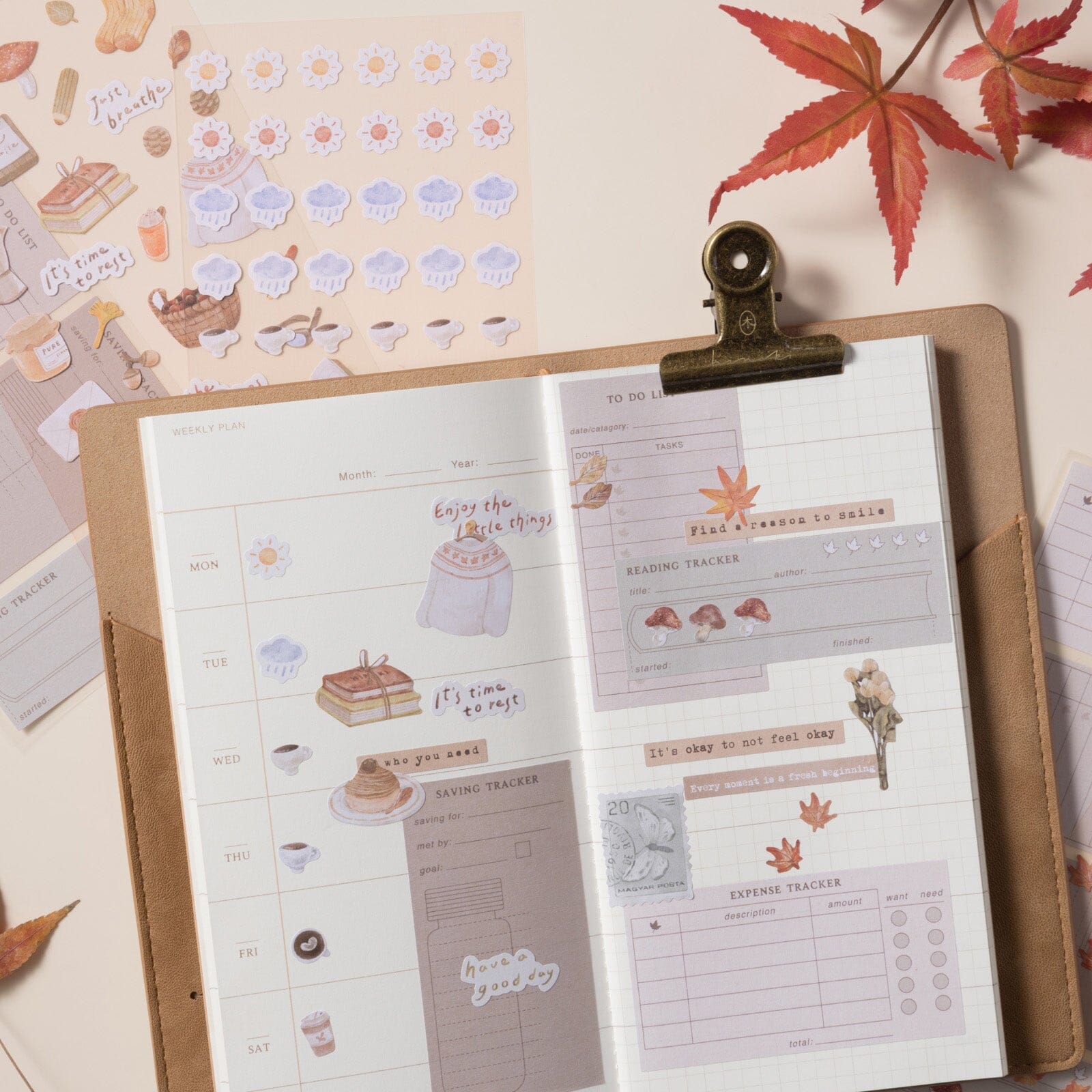 Hinoki - ‘Into the Fall’ Mixed Insert + Sticker Set