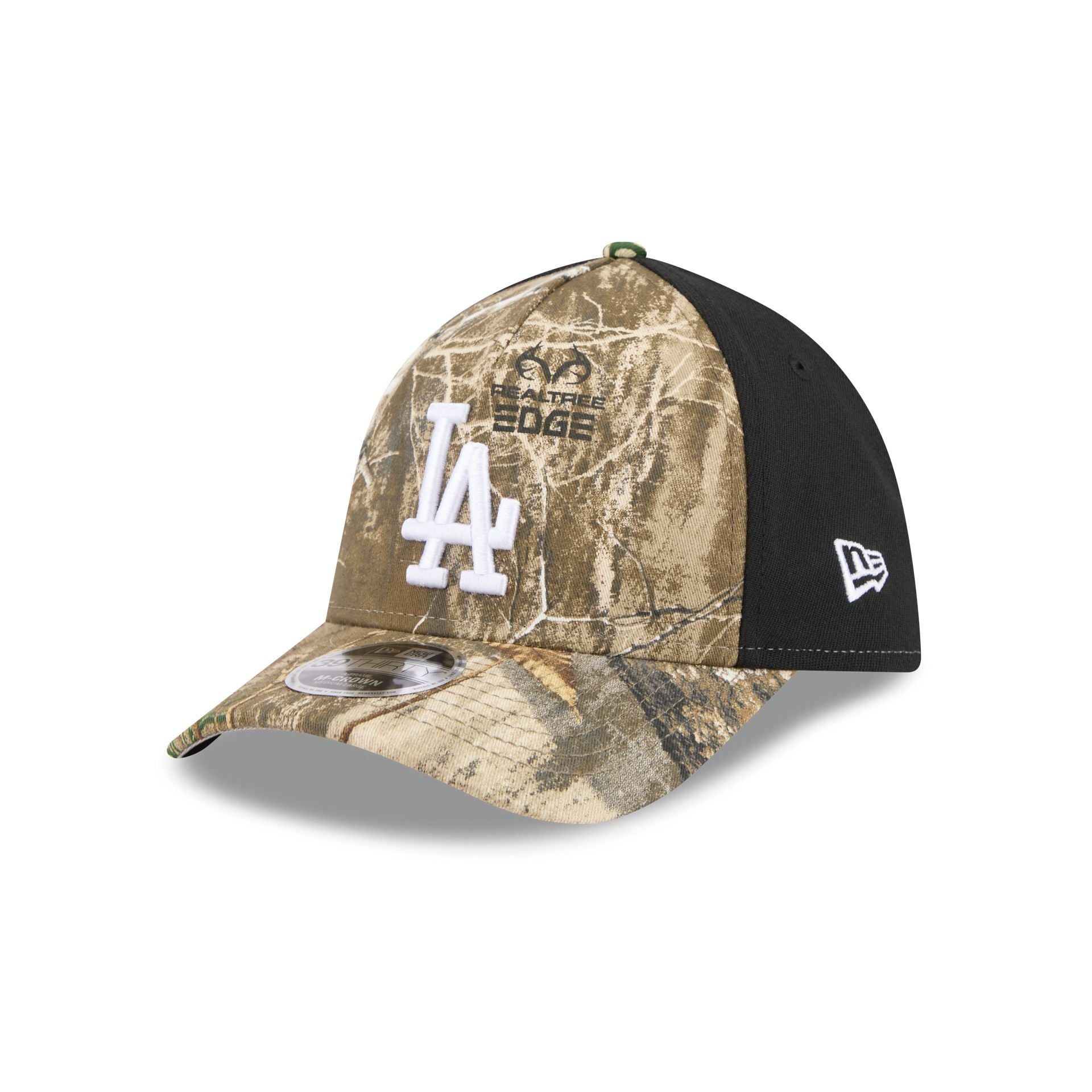 Los Angeles Dodgers Realtree 39THIRTY M-Crown A-Frame Stretch Fit Hat