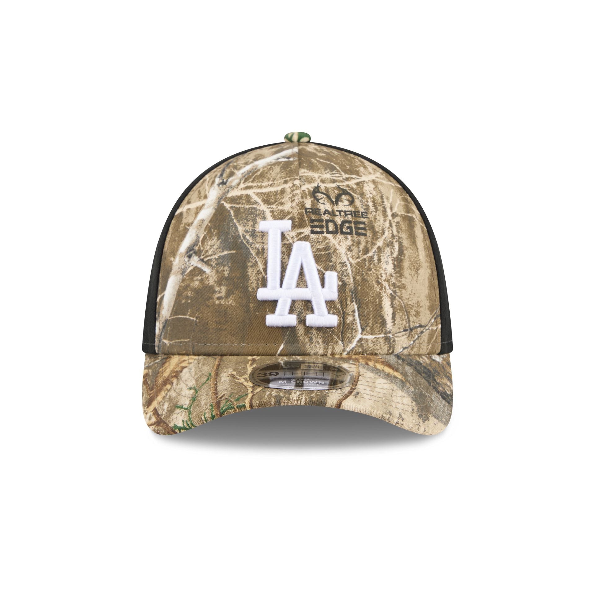 Los Angeles Dodgers Realtree 39THIRTY M-Crown A-Frame Stretch Fit Hat