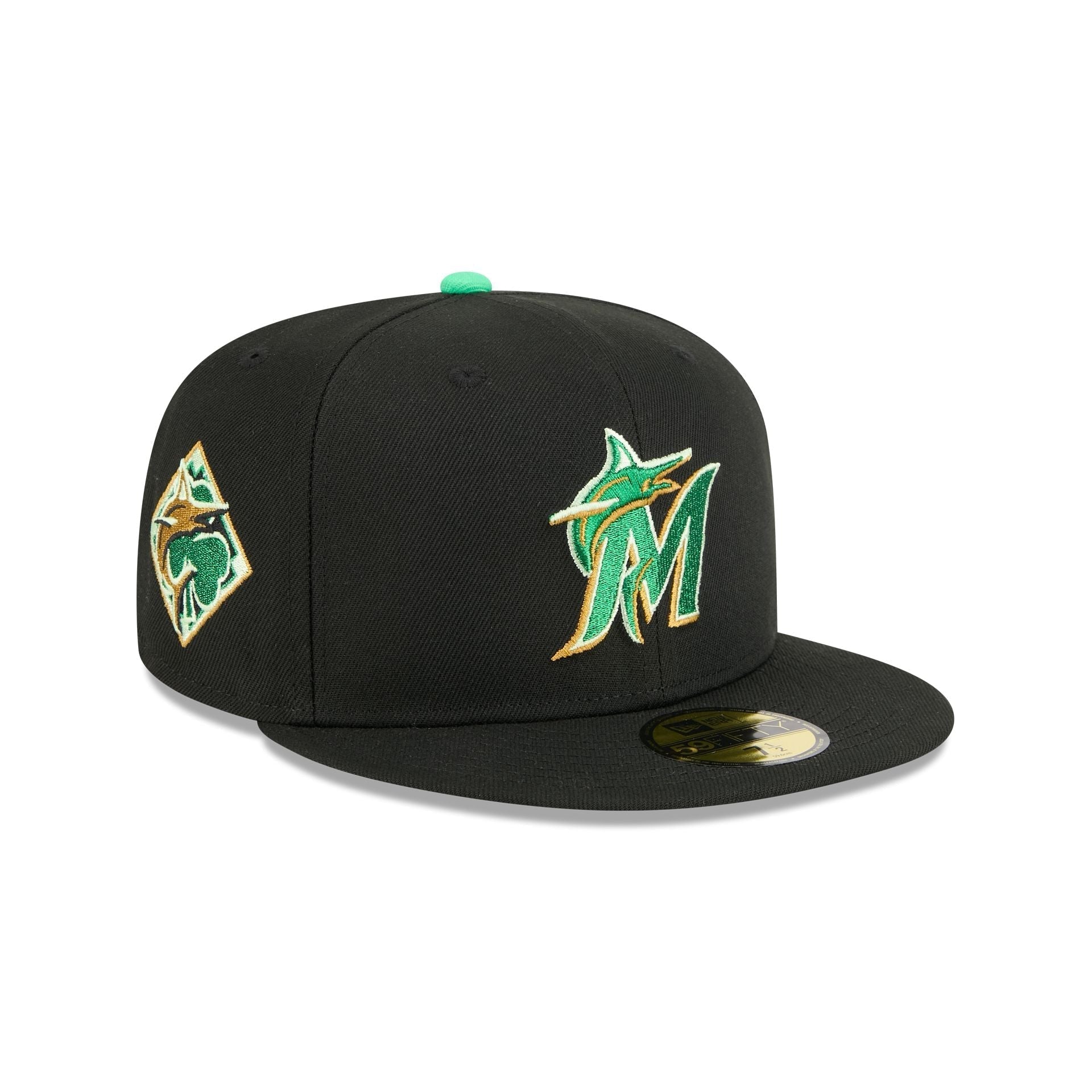 Miami Marlins St. Patrick's Day 2026 59FIFTY Fitted Hat