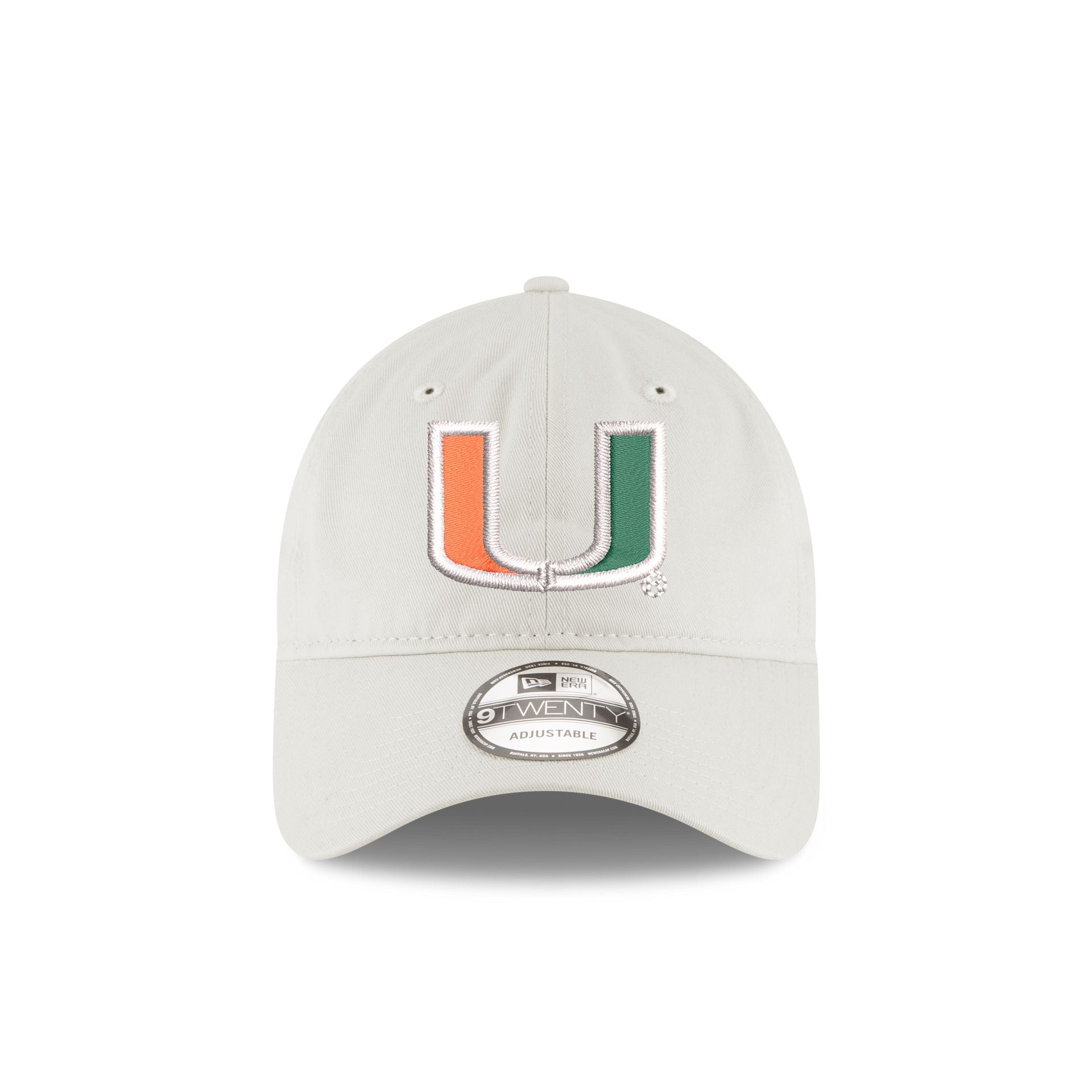 Miami Hurricanes Stone 9TWENTY Adjustable Hat