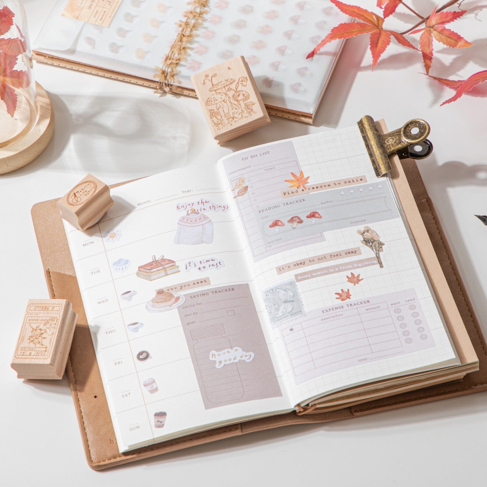 Hinoki - ‘Into the Fall’ Mixed Insert + Sticker Set