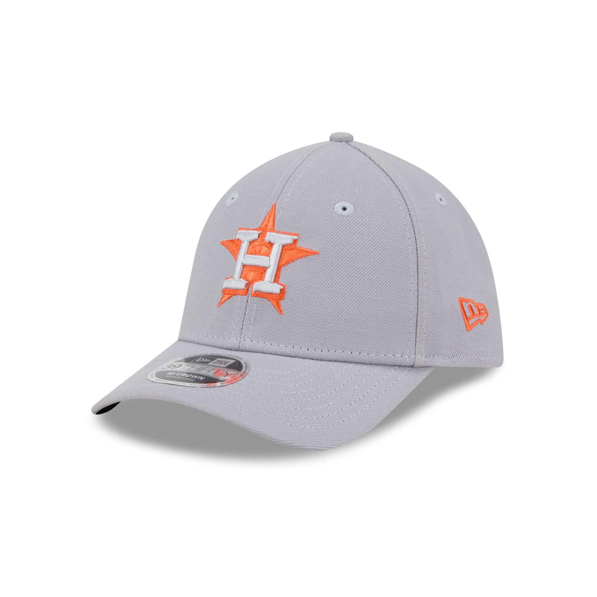 Houston Astros Gray 39THIRTY M-Crown Stretch Fit Hat