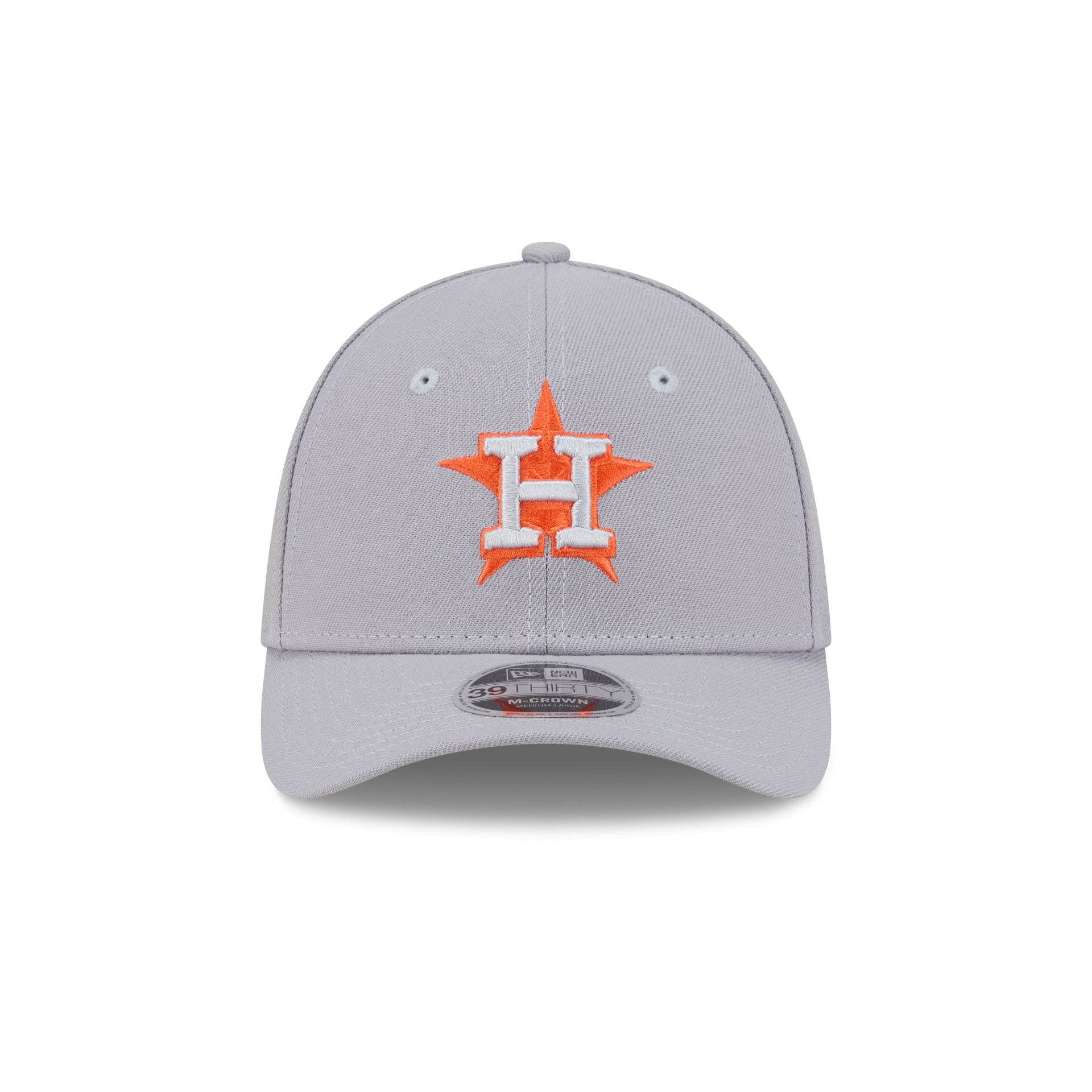 Houston Astros Gray 39THIRTY M-Crown Stretch Fit Hat