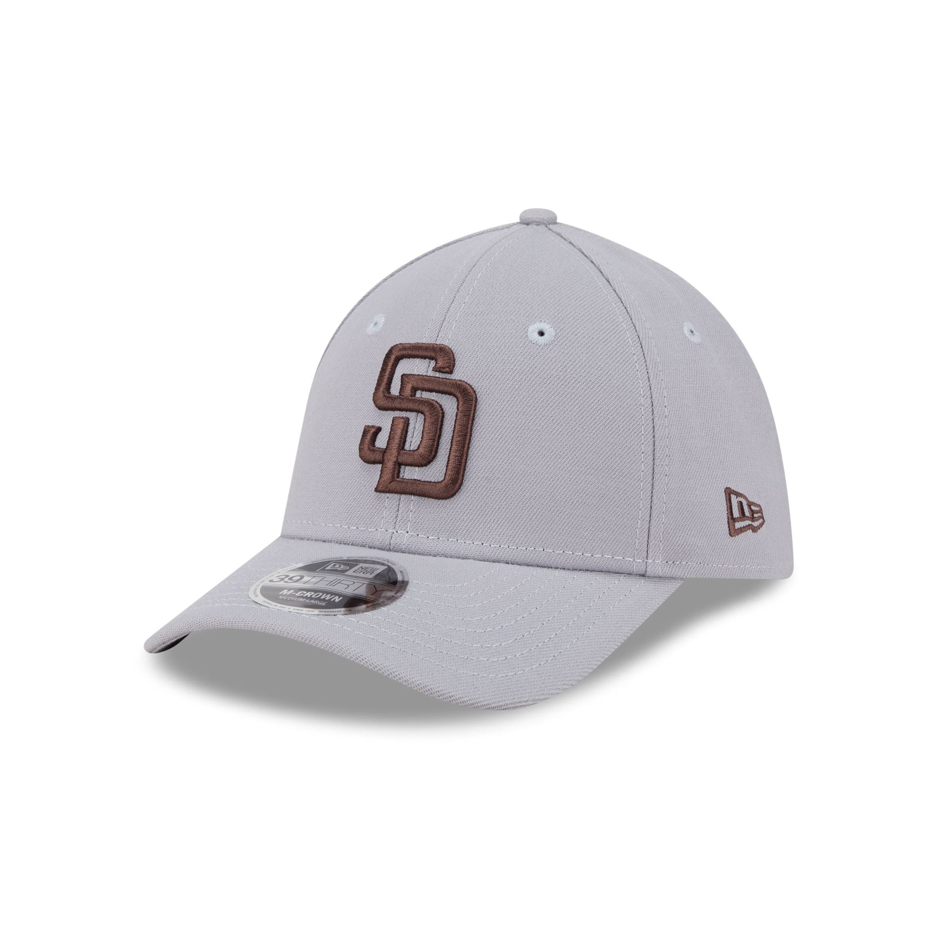 San Diego Padres Gray 39THIRTY M-Crown Stretch Fit Hat