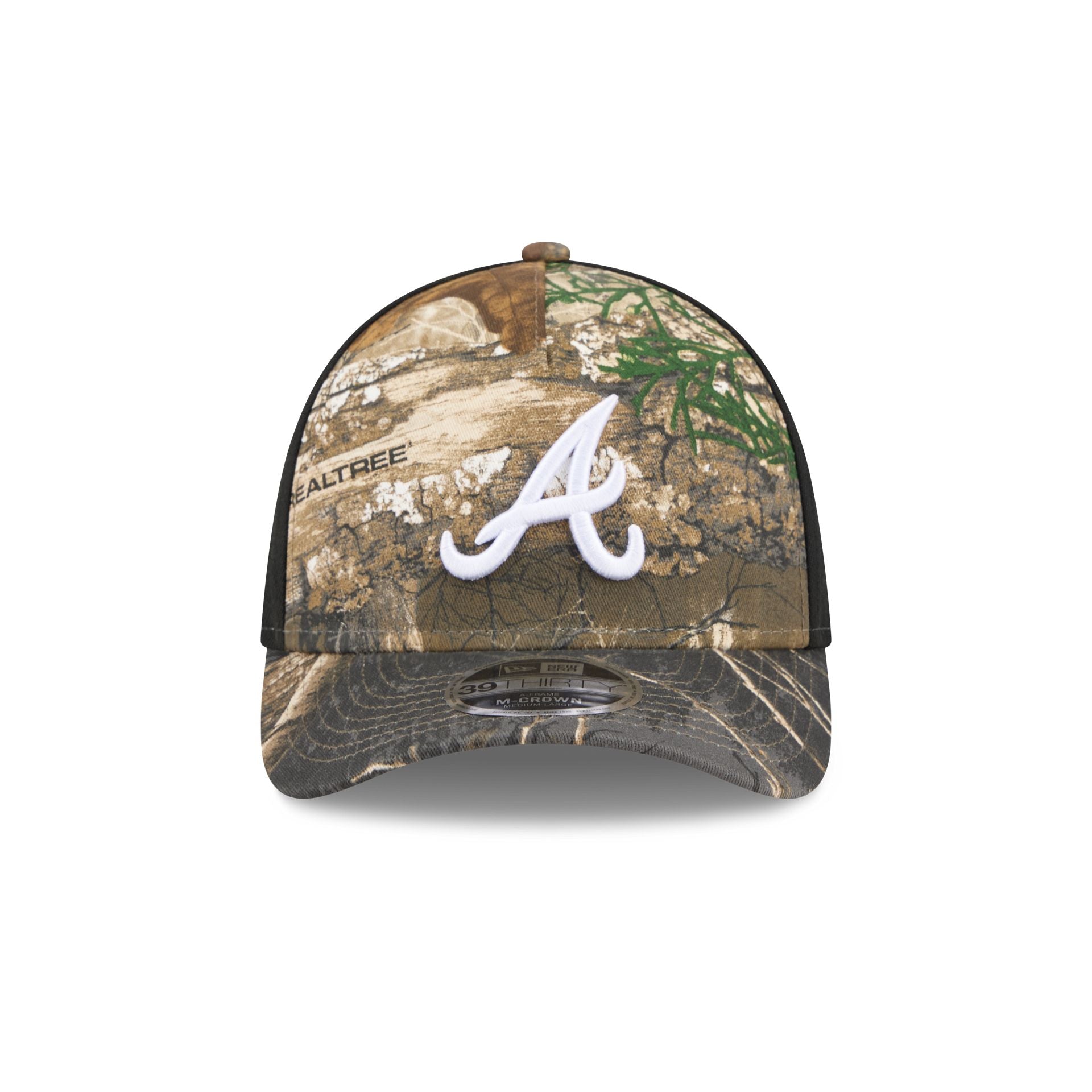 Atlanta Braves Realtree 39THIRTY M-Crown A-Frame Stretch Fit Hat