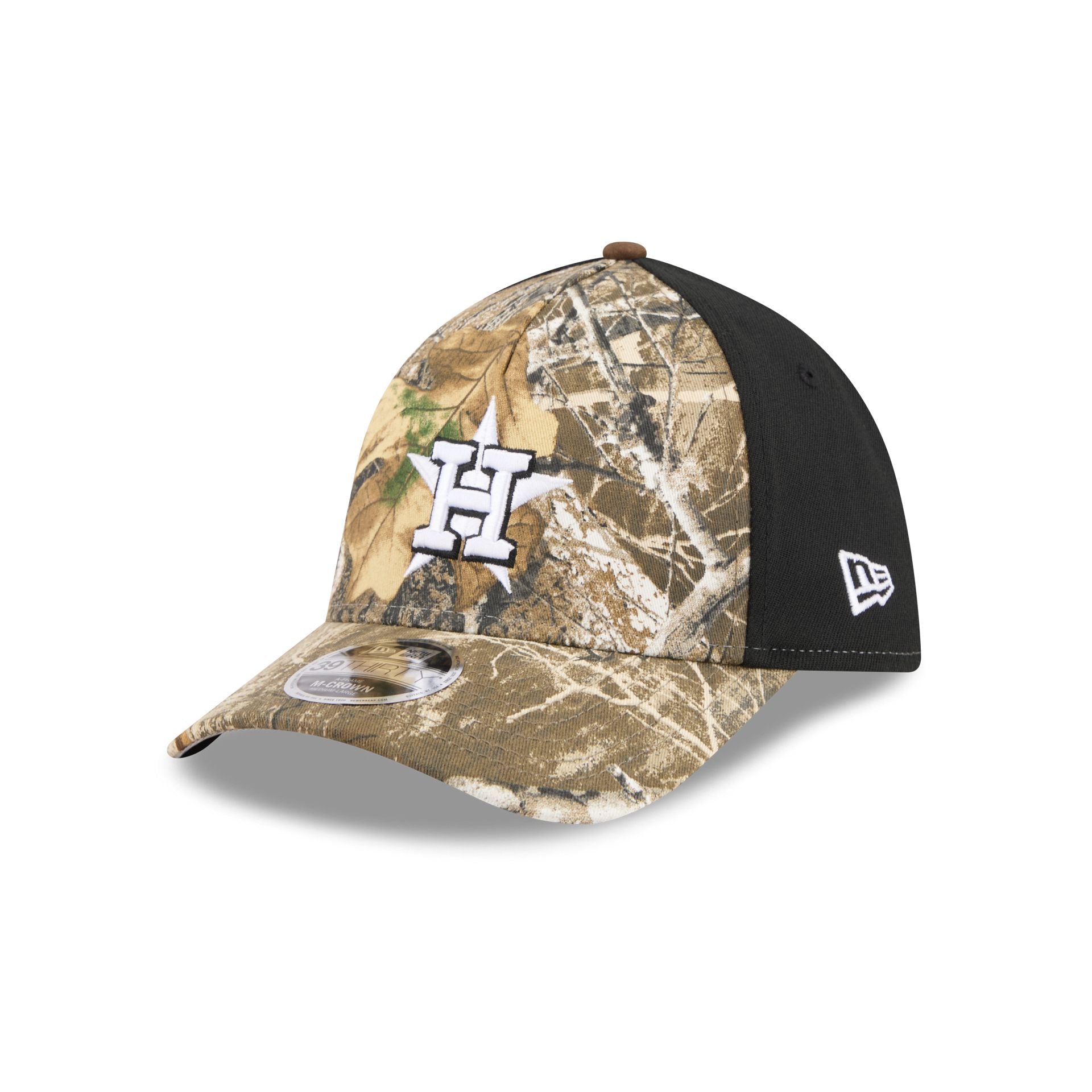 Houston Astros Realtree 39THIRTY M-Crown A-Frame Stretch Fit Hat