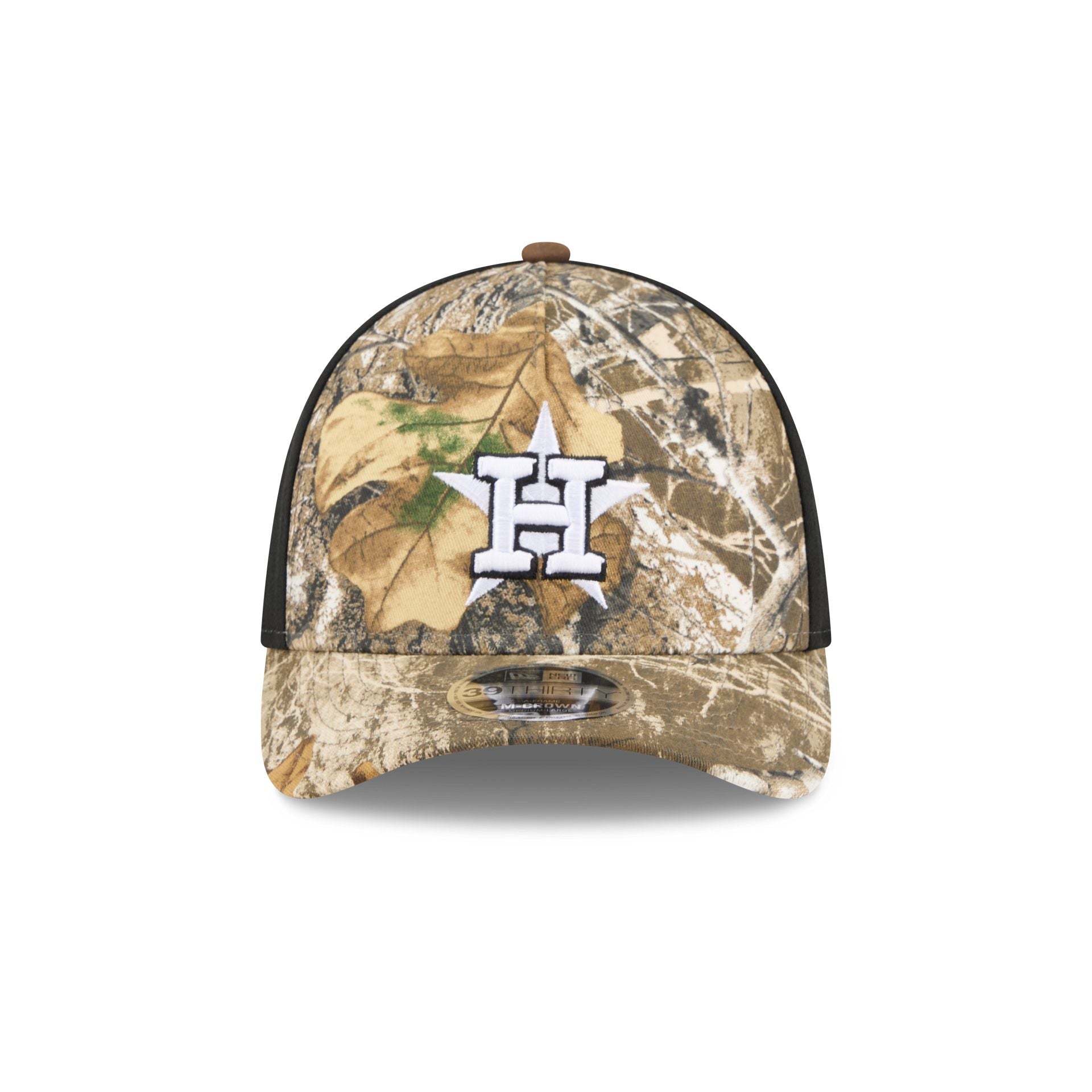 Houston Astros Realtree 39THIRTY M-Crown A-Frame Stretch Fit Hat