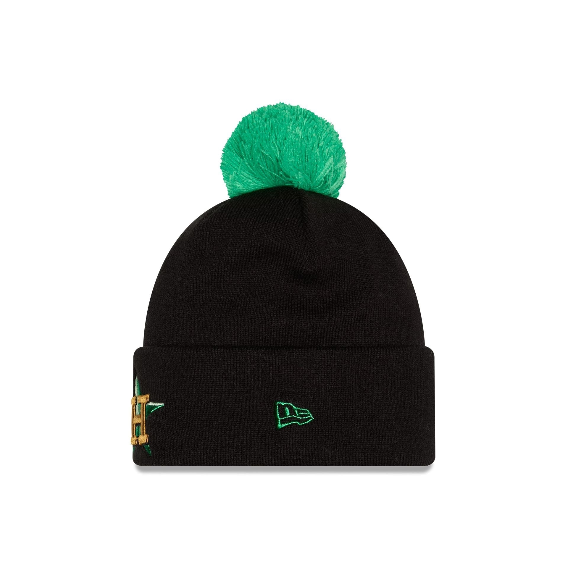 Houston Astros St. Patrick's Day 2026 Pom Knit Hat