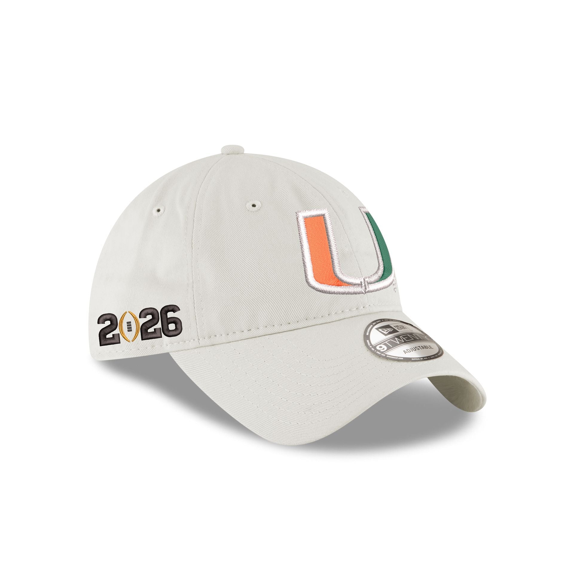 Miami Hurricanes Stone 9TWENTY Adjustable Hat